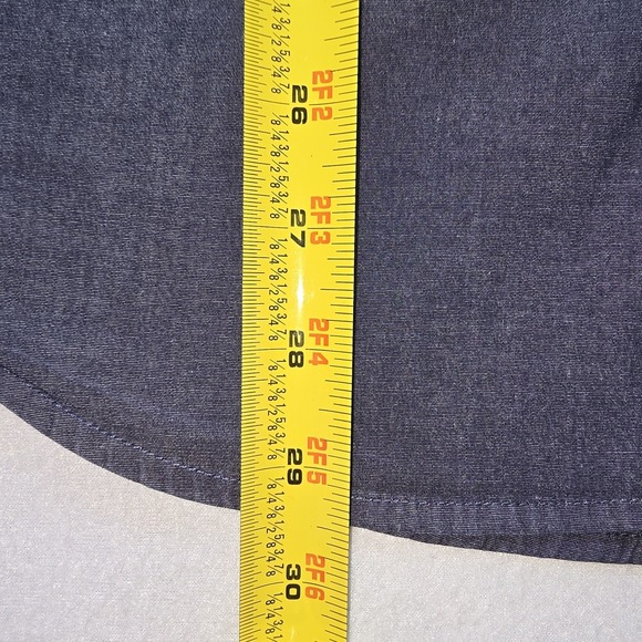 Tommy Hilfiger Shirt Mens XL Gray Slim Fit SS Button Down Casual Preppy - Picture 9 of 9